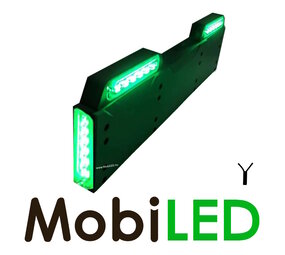 Kentekenplaat met groene flitsers Kentekenplaat met groene flitsers