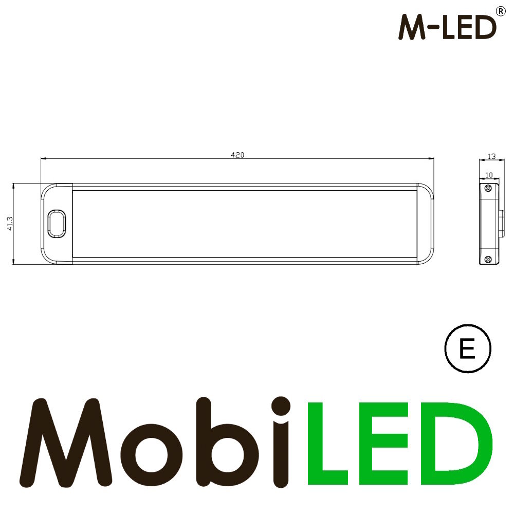 M-LED M-LED Interior lamp 42cm 12-30 volts M-LED M-LED Interior lamp 42cm 12-30 volts