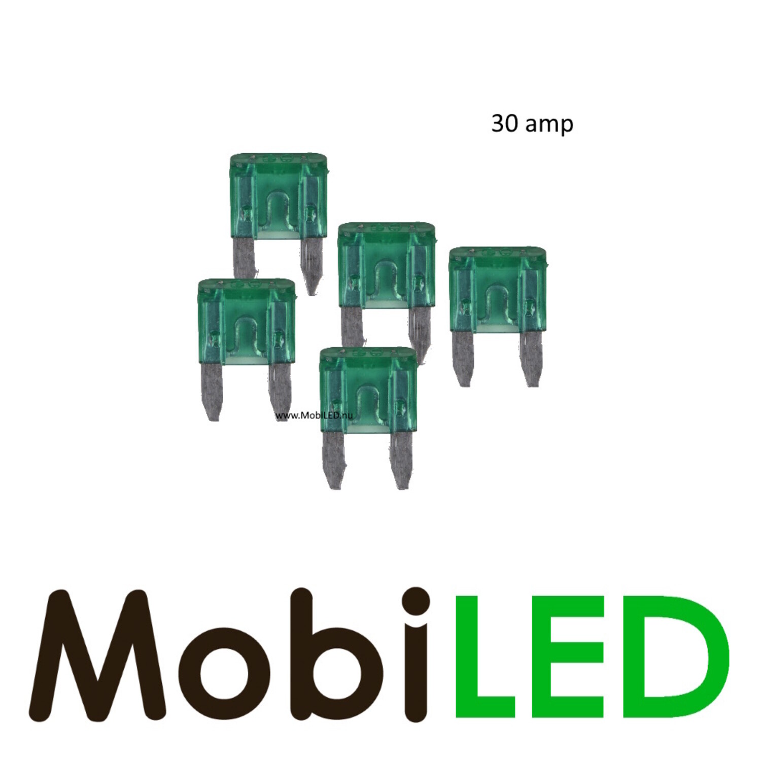 MobiLED  30 ampères fusible à lame mini 5 pièce - MobiLED