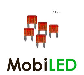 10 amps mini blade fuse 5 pieces 10 amps mini blade fuse 5 pieces