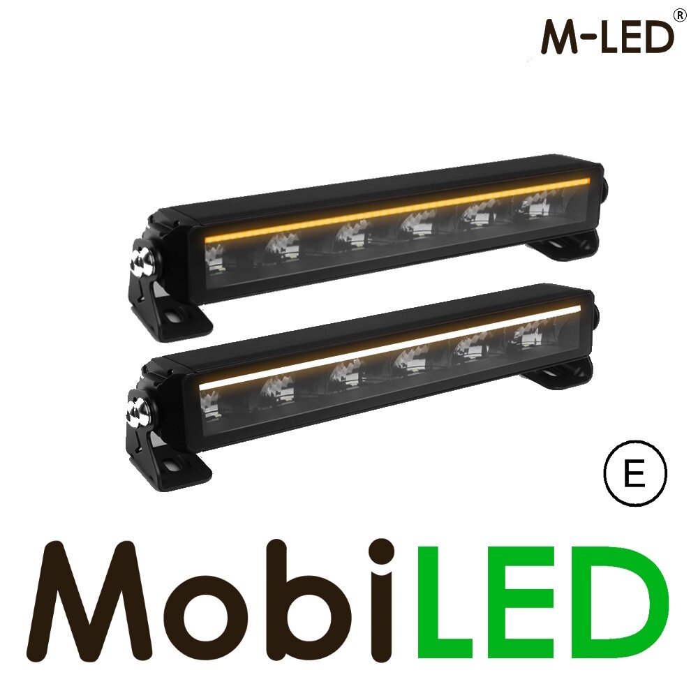 M-LED M-LED Light bar met wit en amber positielicht 13"/34,5 cm E-keur