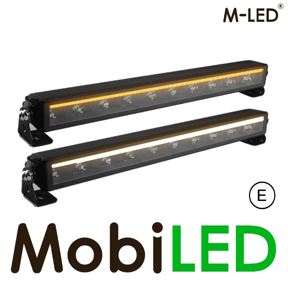 M-LED M-LED Gladiator avec feu de position blanc/ambre 33"/84,5 cm