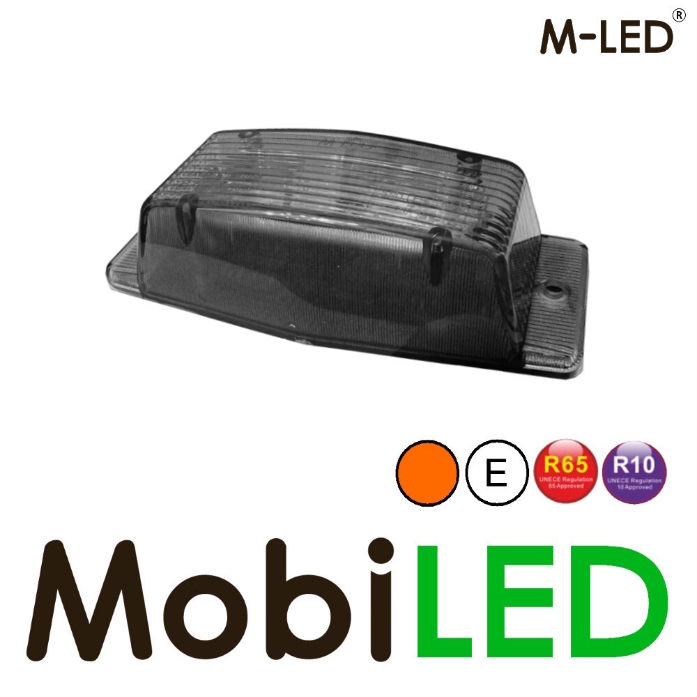 M-LED M-LED Double burner with strobe classic style smoke lens M-LED M-LED Double burner with strobe classic style smoke lens