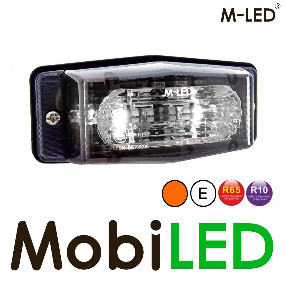 M-LED M-LED Dubbelbrander met flitser klassieke stijl smoke lens M-LED M-LED Dubbelbrander met flitser klassieke stijl smoke lens