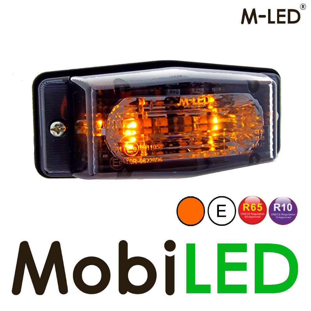M-LED M-LED brûleur double avec flasheur style classique lentille dark M-LED M-LED brûleur double avec flasheur style classique lentille dark