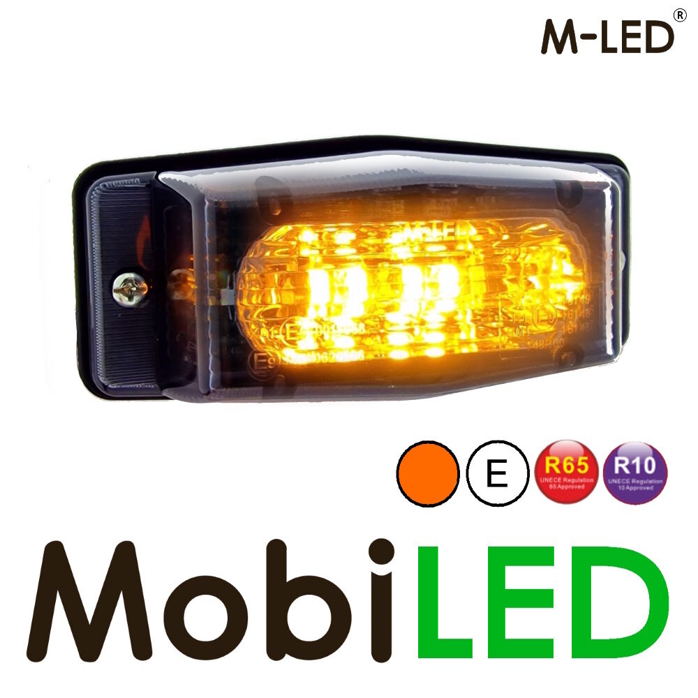 M-LED M-LED brûleur double avec flasheur style classique lentille dark M-LED M-LED brûleur double avec flasheur style classique lentille dark