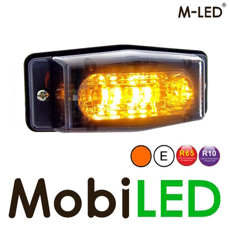 M-LED M-LED Double burner with strobe classic style smoke lens M-LED M-LED Double burner with strobe classic style smoke lens