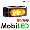 M-LED M-LED Dubbelbrander met flitser klassieke stijl dark lens