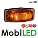 M-LED M-LED Brûleur double avec flasheur style classique lentille ambre M-LED M-LED Brûleur double avec flasheur style classique lentille ambre