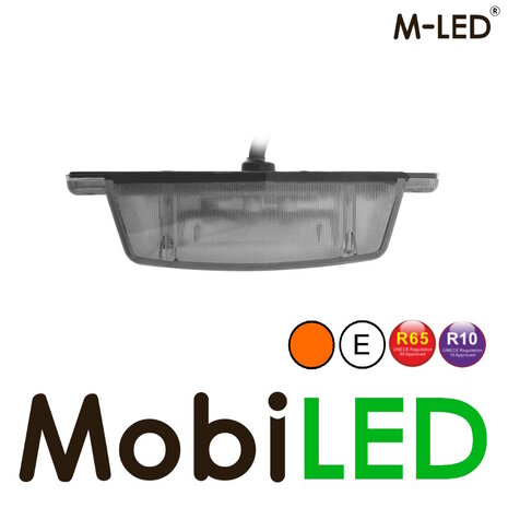 M-LED M-LED Double Burner with strobe classic style transparant lens