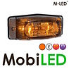 M-LED M-LED Dubbelbrander met flitser klassieke stijl transparante lens