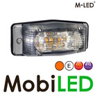 M-LED M-LED Double Burner with strobe classic style transparant lens