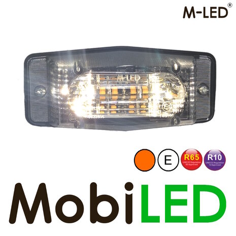 M-LED M-LED Brûleur double avec flasheur style classique lentille transparente M-LED M-LED Brûleur double avec flasheur style classique lentille transparente