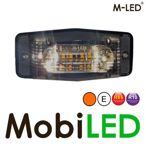 M-LED M-LED Feu de position double avec flash style classique lentille fumée M-LED M-LED Feu de position double avec flash style classique lentille fumée