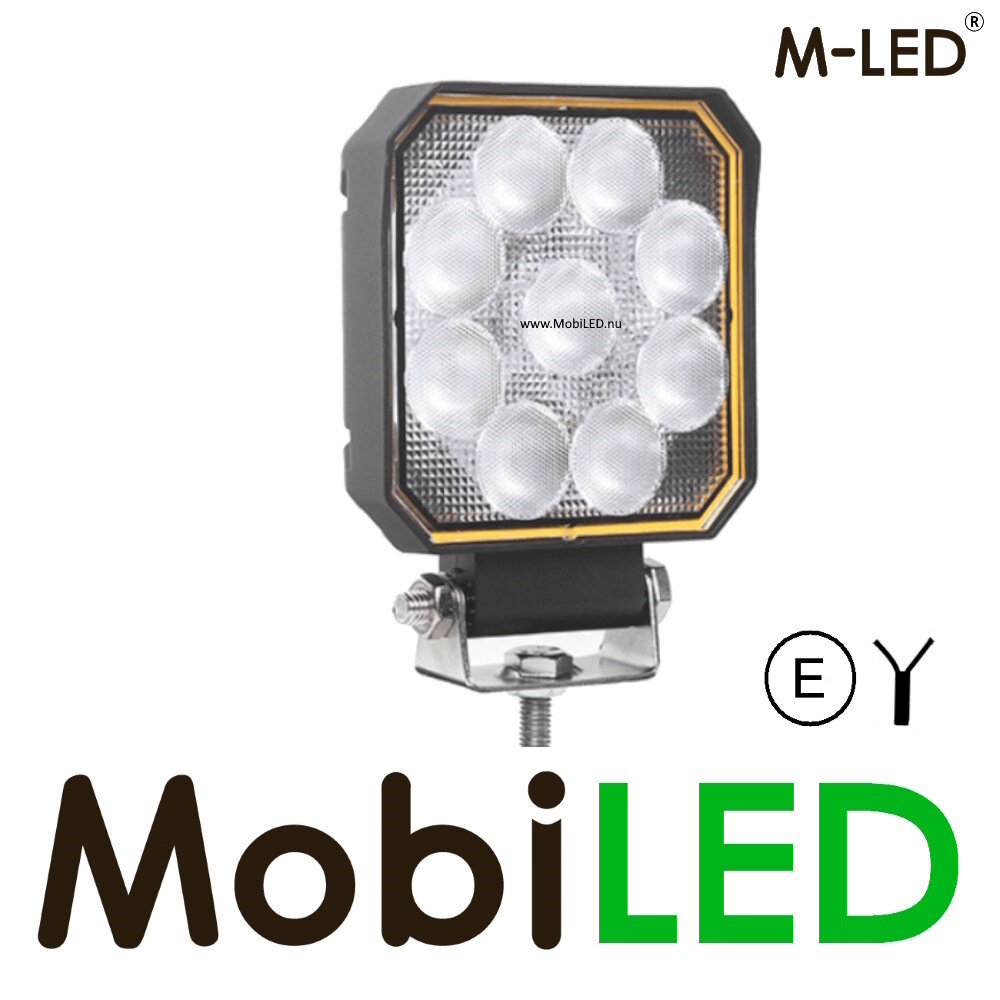 M-LED M-LED Werklamp 20W vierkant E-keur M-LED M-LED Werklamp 20W vierkant E-keur