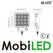 M-LED M-LED Worklight 25W square E-mark