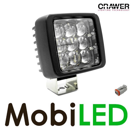 Crawer Crawer Sprayled 45W vierkant blauw