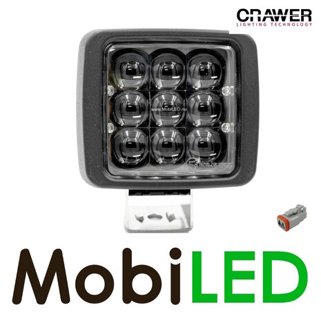 Crawer Crawer Sprayled 45W vierkant blauw