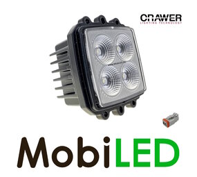 Crawer Crawer lampe de travail 40W carrée EMC Crawer Crawer lampe de travail 40W carrée EMC