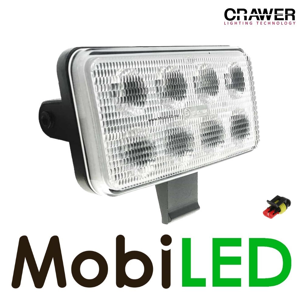 Crawer Crawer Lampe de travail 40W rectangulaire EMC