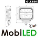 Ollson Ollson Série Fish-eye lampe de travail 80W E-marque