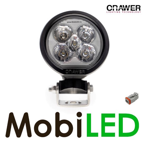 Crawer Crawer lampe de travail 50W ronde loin EMC Crawer Crawer lampe de travail 50W ronde loin EMC