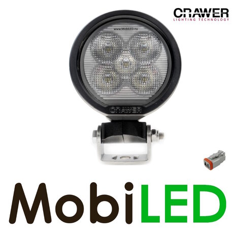 Crawer Crawer lampe de travail 50W ronde projecteur large EMC