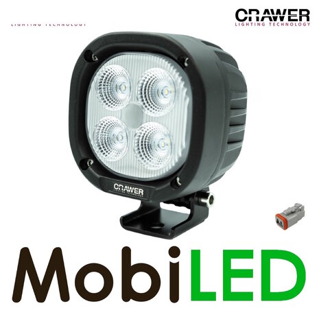 Crawer Crawer lampe de travail carrée 40W Crawer Crawer lampe de travail carrée 40W
