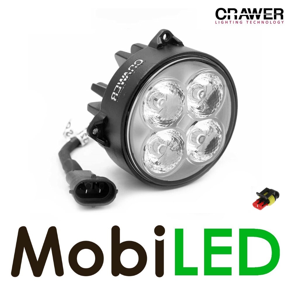 Crawer Crawer inbouw werklamp 40W rond Crawer Crawer inbouw werklamp 40W rond