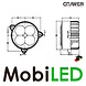 Crawer Crawer flush mount work lamp 40W round 12-24V CREE Crawer Crawer flush mount work lamp 40W round 12-24V CREE