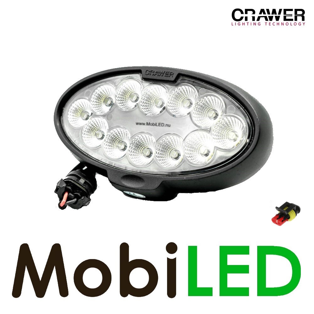 Crawer Crawer inbouw werklamp 60W 12-24V ovaal CREE John Deere R-serie Crawer Crawer inbouw werklamp 60W 12-24V ovaal CREE John Deere R-serie