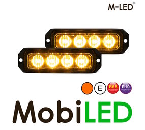 M-LED 2 Flitsers Pro 4 leds met aansluitdoos amber M-LED 2 Flitsers Pro 4 leds met aansluitdoos amber