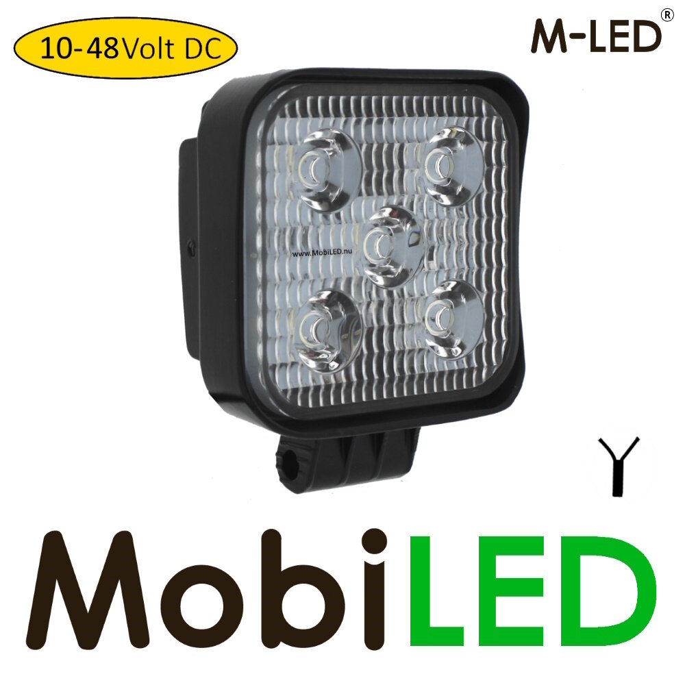 M-LED Lampe de travail carrée 15W mini 10-48V