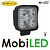 Lampe de travail carré 15W mini 10-48V