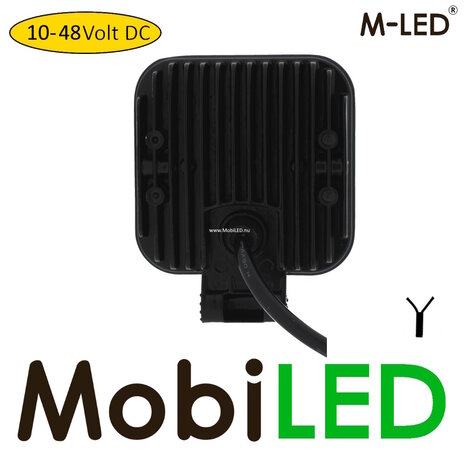 M-LED Werklamp 15W vierkant mini 10-48V M-LED Werklamp 15W vierkant mini 10-48V