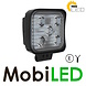 TruckLED Lampe de travail 15W carré mini 2m de câble E-marque TruckLED Lampe de travail 15W carré mini 2m de câble E-marque