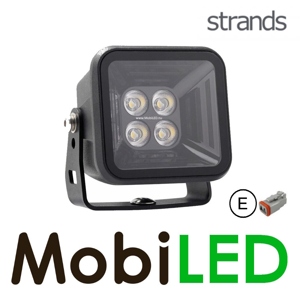 Strands Strands Fortex projecteur à faisceau large avec feu de position ambre E-mark Strands Strands Fortex projecteur à faisceau large avec feu de position ambre E-mark