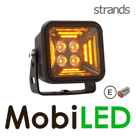 Strands Strands Fortex Floodlight with amber position light E-mark