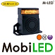 M-LED M-LED Achteruitrij-alarm met flitser 10-80 VDC 92-107dB piep of ruis geluid M-LED M-LED Achteruitrij-alarm met flitser 10-80 VDC 92-107dB piep of ruis geluid