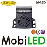 M-LED M-LED Achteruitrij-alarm met flitser 10-80 VDC 92-107dB piep of ruis geluid E-keur M-LED M-LED Achteruitrij-alarm met flitser 10-80 VDC 92-107dB piep of ruis geluid E-keur