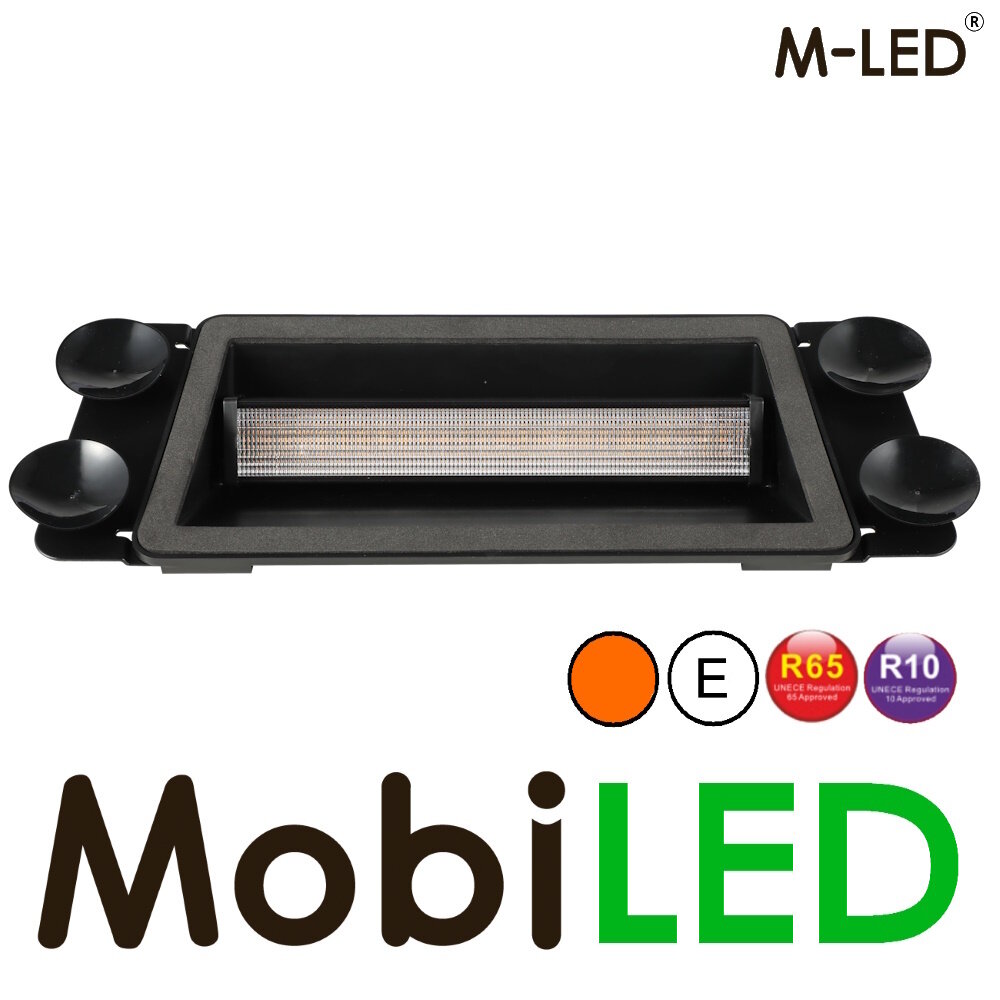 M-LED M-LED Clignotant de vitre avec ventouses E-mark M-LED M-LED Clignotant de vitre avec ventouses E-mark