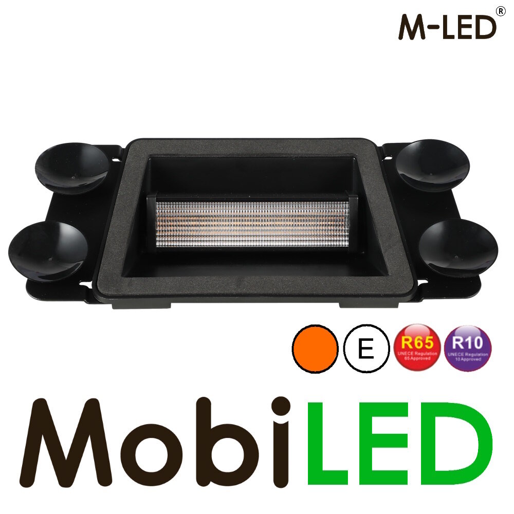 M-LED M-LED Clignotant de vitre avec ventouses E-mark M-LED M-LED Clignotant de vitre avec ventouses E-mark