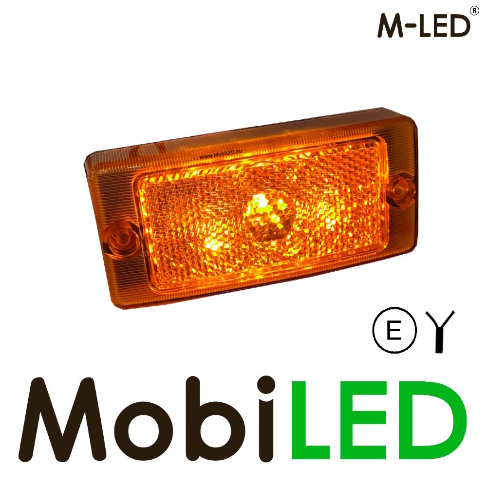 M-LED M-LED Classic side marker amber amber lens E-mark