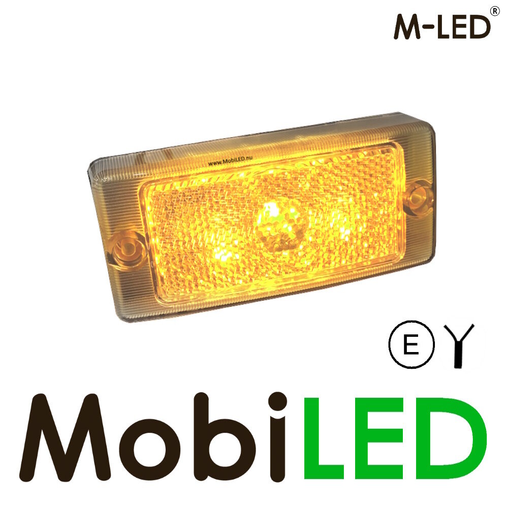 M-LED M-LED Classic side marker amber - clear lens