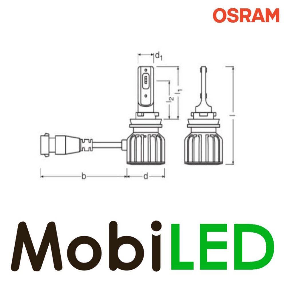 OSRAM OSRAM HB4/HIR2 (P22D) 12V LEDriving HL (2 stuks)