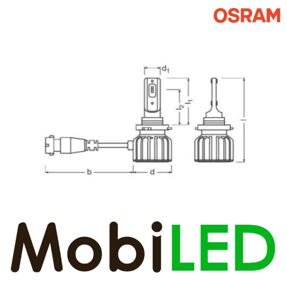 OSRAM OSRAM HB3/H10/HIR1 (P20D) 12V LEDriving HL (2 pièces)