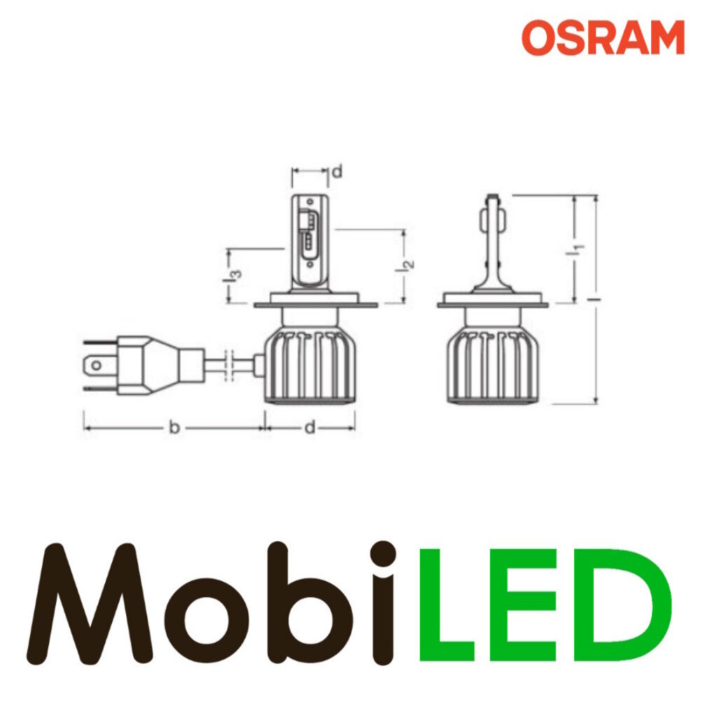 OSRAM OSRAM H4/H19 (P43T) 12V LEDriving HL (2 pièces) OSRAM OSRAM H4/H19 (P43T) 12V LEDriving HL (2 pièces)