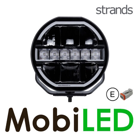 Strands Strands Siberia Skylord feu de position ambre/blanc 7 pouces E-marque Strands Strands Siberia Skylord feu de position ambre/blanc 7 pouces E-marque