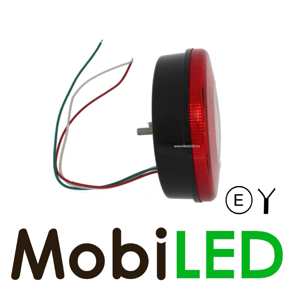 Hamburger round rear light 2 functions E-mark