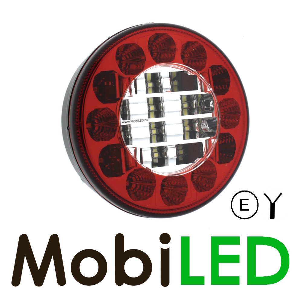 Hamburger round rear light 2 functions E-mark